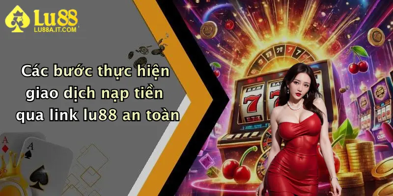 Các bước thực hiện giao dịch nạp tiền qua link lu88 an toàn